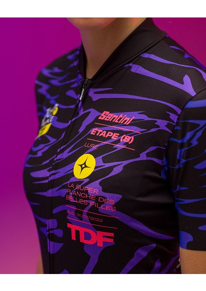 Tour De France Planche Des Belles Fılles Kadın Bisiklet Forması RE940L75FILLETDFF fırsatları