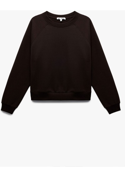 Kadın Şardonlu Oversize Sweatshirt modelleri