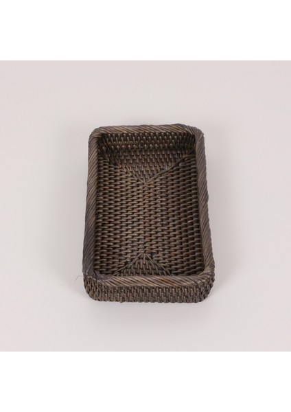 Mylamp Laura 25X14X5 cm Ceviz Rengi Rattan Saklama Düzenleme fırsatları