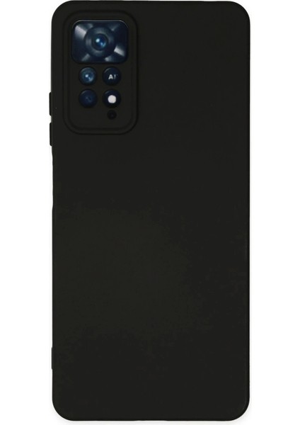 Newface Xiaomi Redmi Note 11 Pro Kılıf Nano Içi Kadife Silikon - Siyah