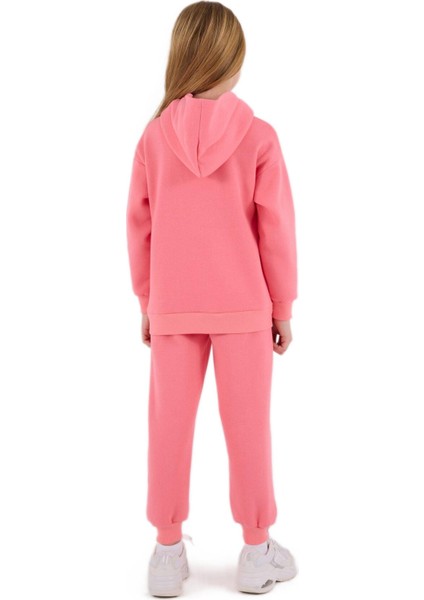 Kız Çocuk Pembe Garson Boy Eşofman Takımı 3691-G indirimleri