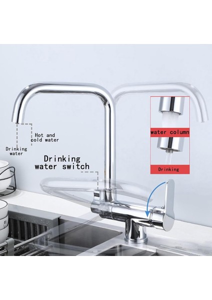 Mutfak Pencere Önü Katlanır Evye Bataryası Arıtma Çıkışlı Krom Yeni 7 Yıl Garantili Ithal