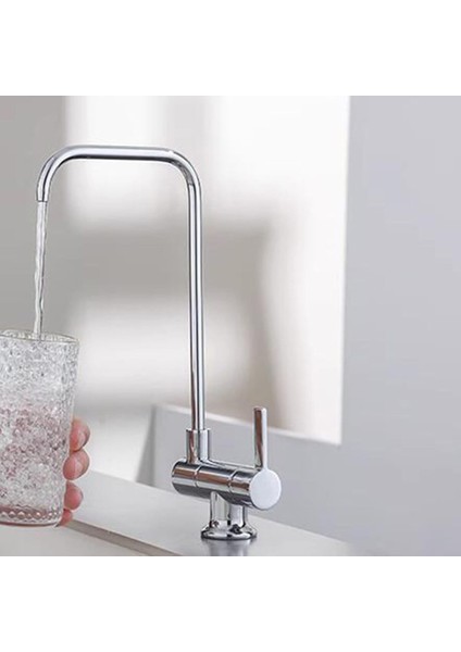 Su Arıtma Musluğu Katlanır Ankastre Yeni Model Mat Krom Nikel Ithal 7 Yıl Garantili