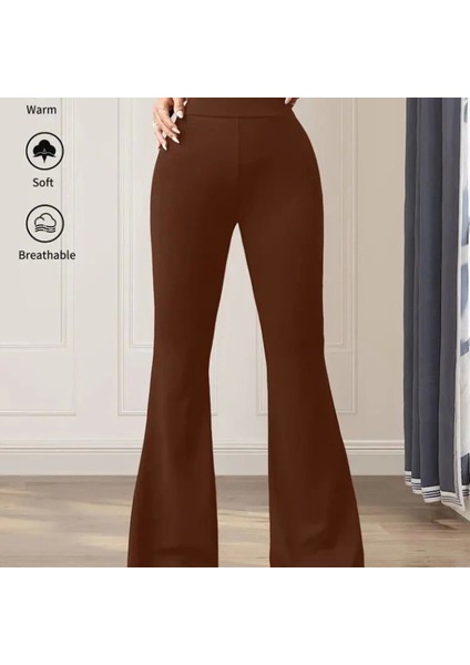 Kadın Yüksek Bel Geniş Paçalı Dalgıç Tayt modelleri