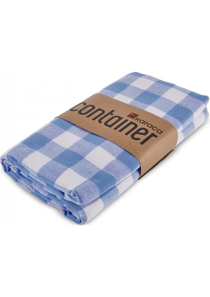 Pötikare %100 Pamuklu Masa Örtüsü 160X160 cm Mavi fiyatları