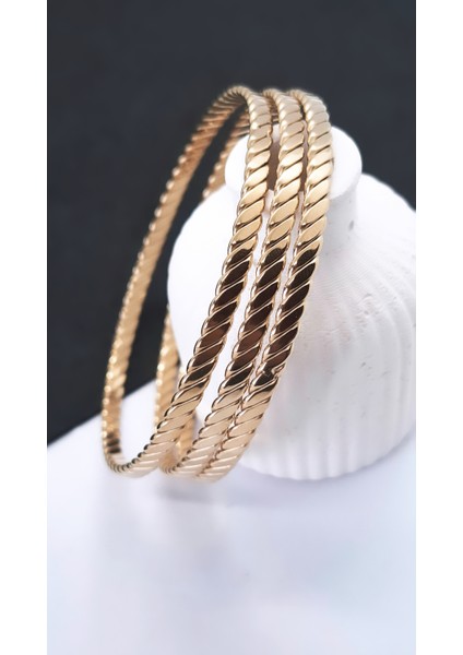 Burmalı Ajda Bileklik Üçlü