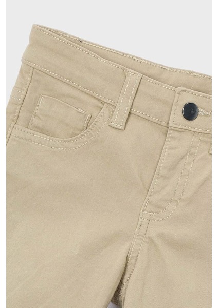 Erkek Çocuk Slim Fit 5 Cepli Pantolon - Bej modelleri