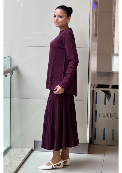 Nuss 1352 Boncuk Işlemeli Pilise Etekli Merserize Takım fiyatları