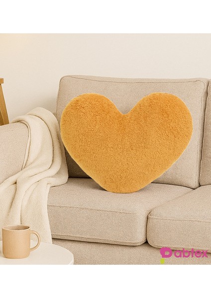 Pandamkee Peluş Dekoratif Kalp Minder Yastık Kırlent Ithal Toscano