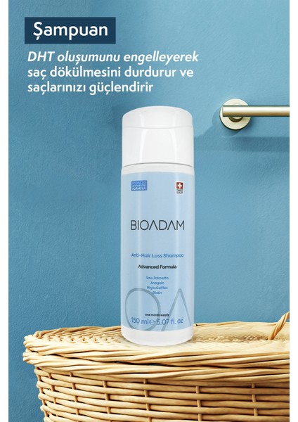 Saç Dökülme Karşıtı ve Saç Oluşumunu Destekleyen 3'lü Set - Şampuan, Sprey, Saw Palmetto Vitamin fiyatları