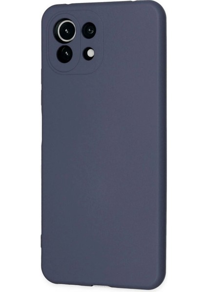 Newface Xiaomi Mi 11 Lite Kılıf Nano Içi Kadife Silikon - Gri modelleri