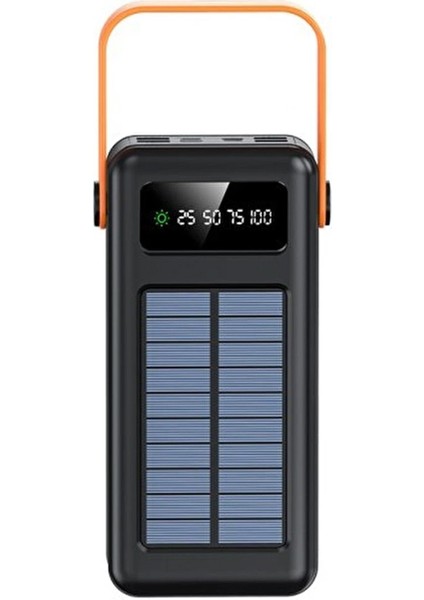 Güneş Enerjili 50.000 Mah Powerbank Kamp Ledli Işıklı Powerbank Kendinden Kablolu Solar 22.5W fiyatları