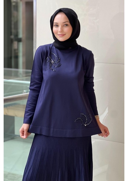 Nuss 1352 Boncuk Işlemeli Pilise Etekli Merserize Takım fiyatları