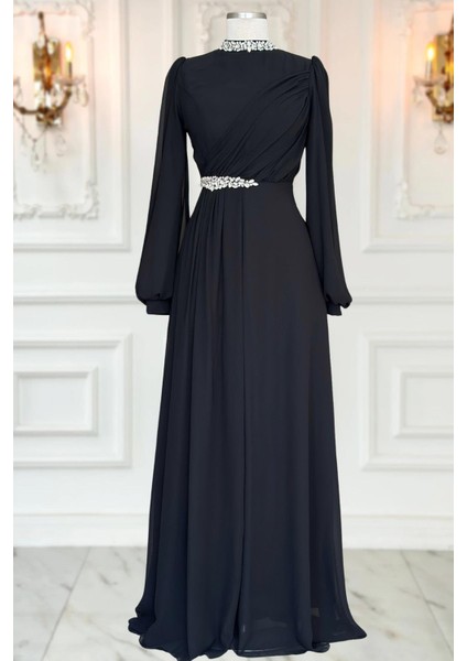 Peri Abiye Elbise Siyah