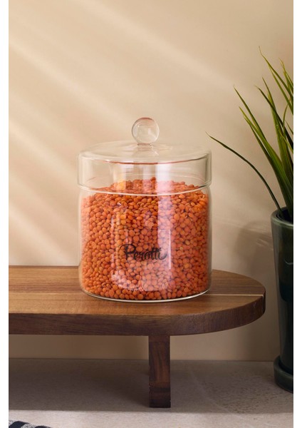 Gaby 500 ml Borosilikat Cam Kavanoz 10X10 cm