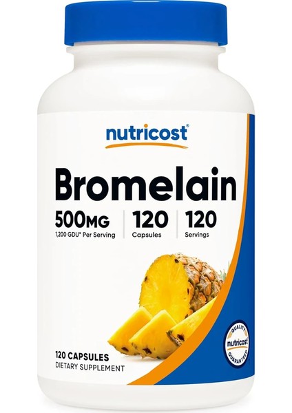 Bromelain 550 Mg 120 Kapsül