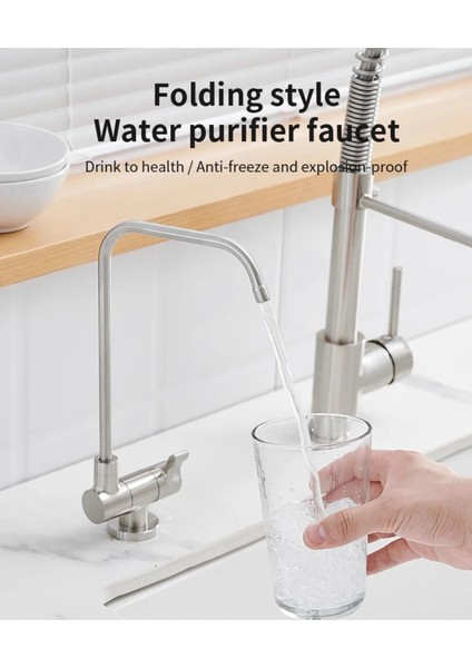 Su Arıtma Musluğu Katlanır Ankastre Yeni Model Mat Krom Nikel Ithal 7 Yıl Garantili fiyatları