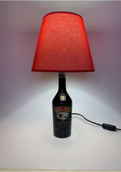 Baileys Özel Şişe Abajur Kırmızı