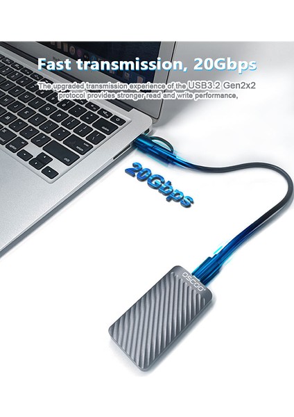 MD006 1 TB 20GBPS (2100/2000MB/s) Usb3.2 Gen2*2, Type C Taşınabilir SSD fiyatları