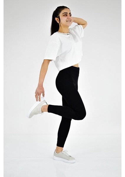 Sıfır Yaka Taş Detaylı T-Shirt modelleri