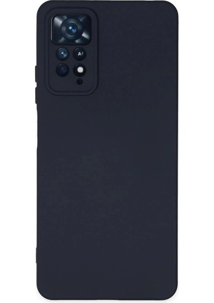 Newface Xiaomi Redmi Note 11 Pro Kılıf Nano Içi Kadife Silikon - Lacivert