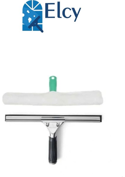 45 cm Cam Silme Aparatı Metal Çekçek ve 1 Adet 45 cm Cam Peluş