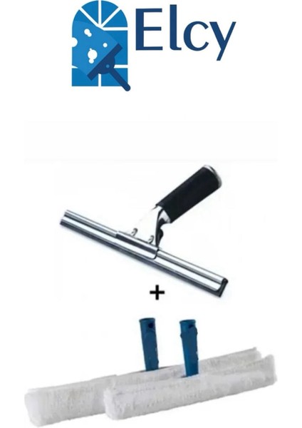 35 cm Cam Silme Aparatı Çekçek ve 2 Adet Cam Peluş 35 cm