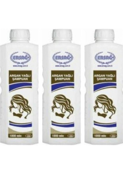 Argan Yağlı Şampuan 3x1000 ml