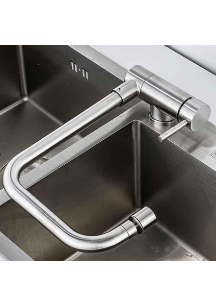 Mutfak Pencere Önü Katlanır Evye Bataryası Mat Siyah Ithal Yeni 7 Yıl Garantili