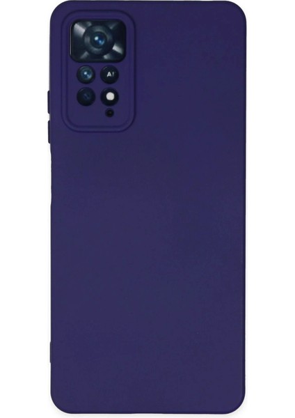 Newface Xiaomi Redmi Note 11 Pro Kılıf Nano Içi Kadife Silikon - Mor