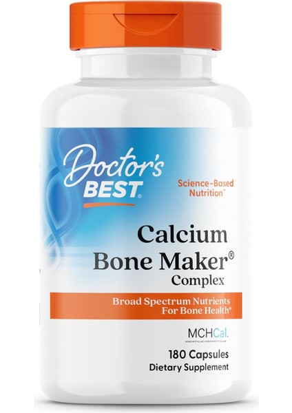 Calcium Bone Maker Complex With Mchcal Mk7 Manganez Copper Magnezyum Boron Zinc K2 Kalsiyum Kemik