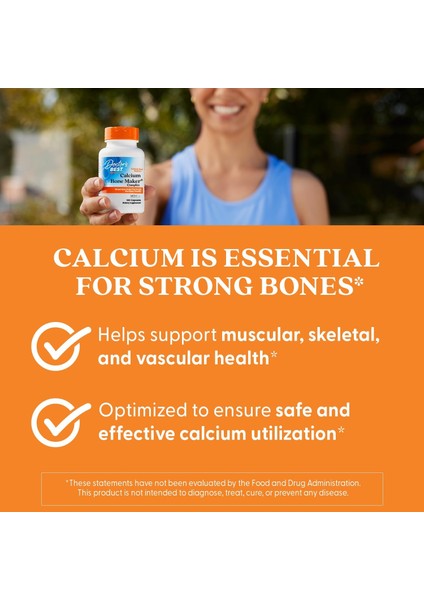 Calcium Bone Maker Complex With Mchcal Mk7 Manganez Copper Magnezyum Boron Zinc K2 Kalsiyum Kemik