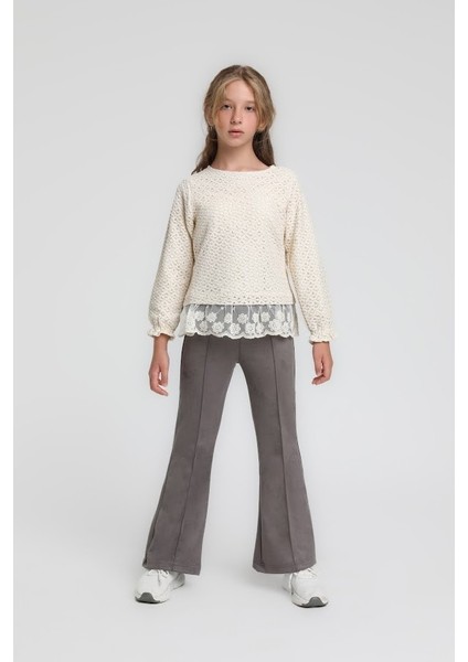 Escabel 35835 File Ikili Kız Bluz