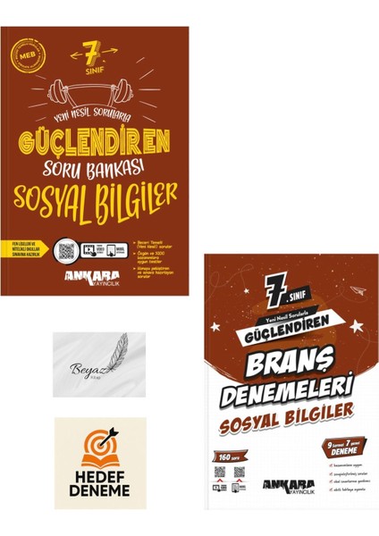 Ankara 7.sınıf Güçlendiren Sosyal Bilgiler Soru Sosyal Bilgiler Branş Denemeleri Hedef Deneme