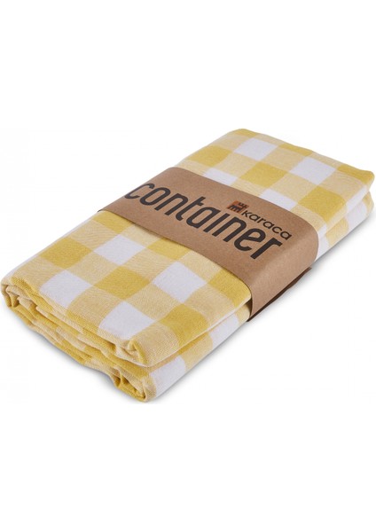 Pötikare %100 Pamuklu Masa Örtüsü 160X160 cm Sarı fiyatları