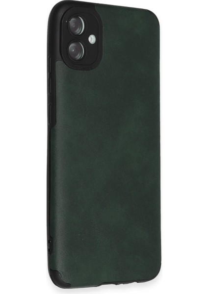 Newface Samsung Galaxy A04E Kılıf Loop Deri Silikon - Yeşil fiyatları