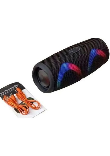 Rgb LED Işıklı Suya Yükses Radyo USB Aux Sd Kart Girişli Bluetooth 30CM Hoparlör fırsatları