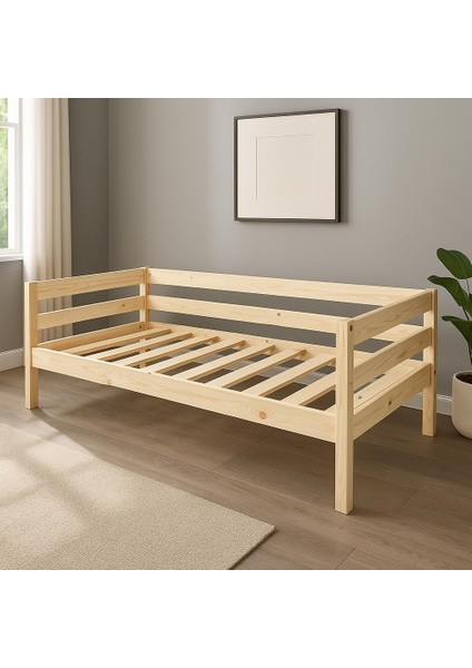 Masif Ahşap Sedir Kanepe 90X190 cm Mindersiz fırsatları