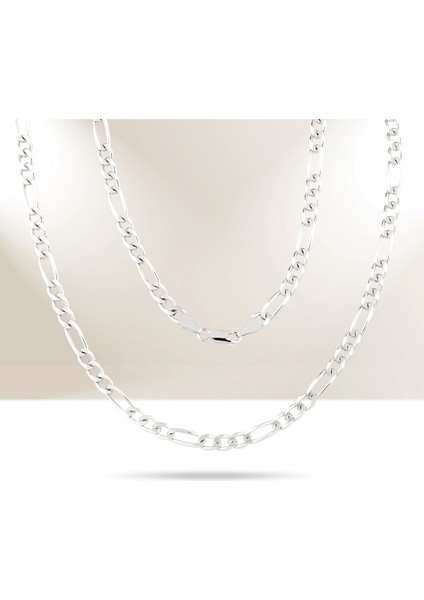 925 Ayar Gümüş Erkek Figaro Zincir 3mm Kararma Yapmaz modelleri