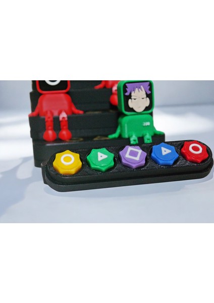 Squid Game 5'li Figür + Gonggi 5 Taş Oyunu + Uçan Taş Set fiyatları