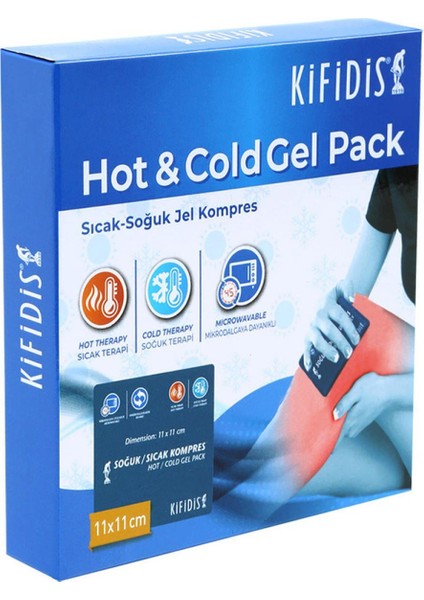 Sıcak - Soğuk Jel Kompres 11 x 11 cm