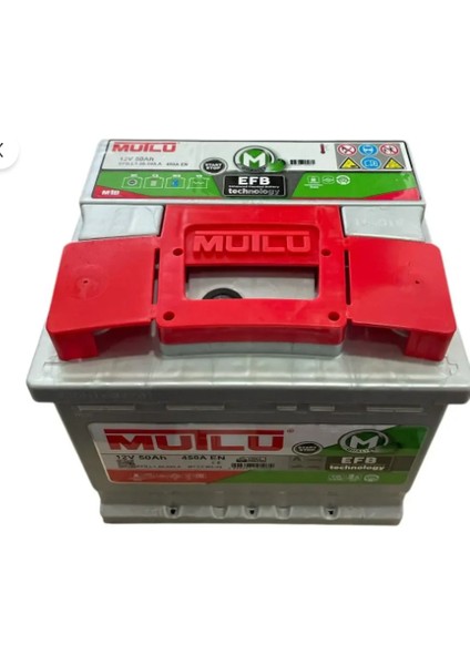 Akü Efb (Start - Stop) 12V 50 Amper Start-Stop "kare" Akü. Üretim Yılı 2025 fiyatları