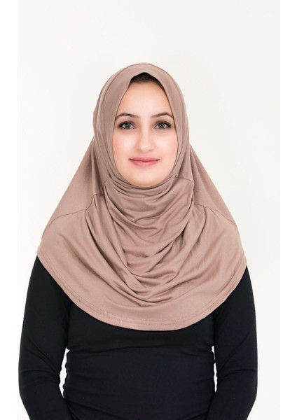 Tesettür Hazır Türban Pileli Pratik Namaz Örtüsü