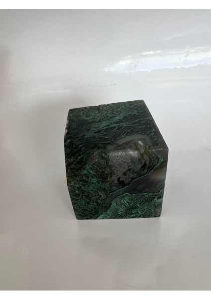 Moss Agate Doğaltaş Küp 5 cm fırsatları