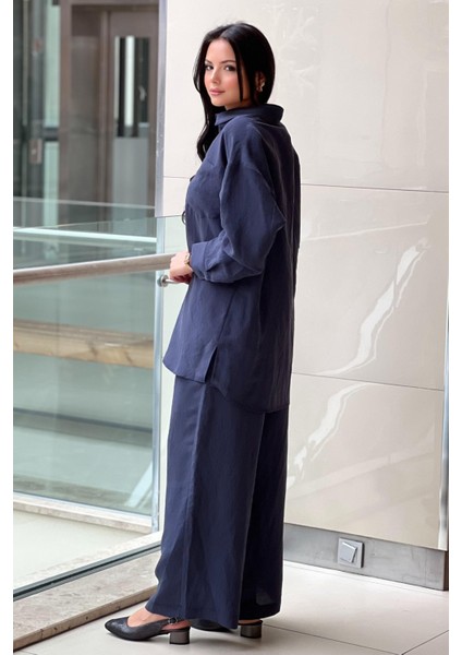 Nuss 1021 Çift Cepli Gömlek Bol Pantolon Fitilli Modal Takım fiyatları