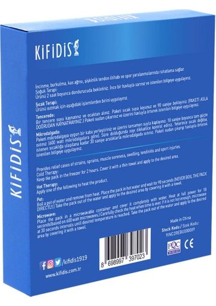 Sıcak - Soğuk Jel Kompres 11 x 11 cm modelleri