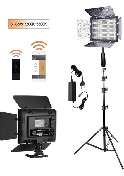 YN300-III Bi-Color LED Işık Seti (3200-5500K)