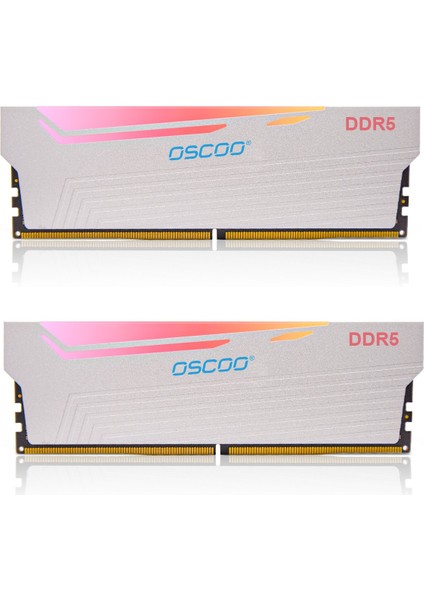White Radiantx R500 RGB 32GB (2X16) 6000MHZ CL46 DDR5 Ram