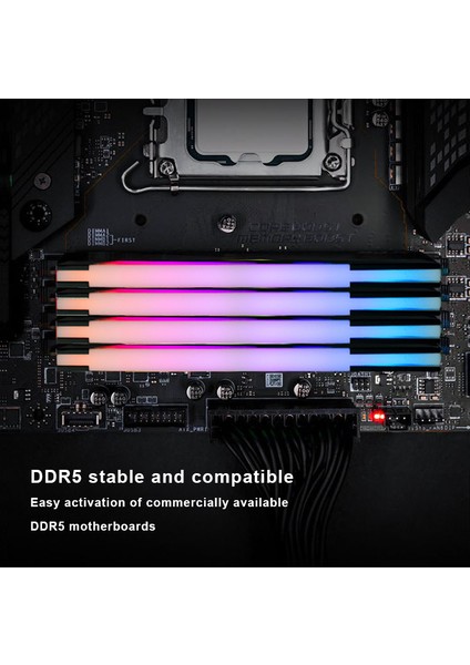 White Radiantx R500 RGB 32GB (2X16) 6000MHZ CL46 DDR5 Ram modelleri