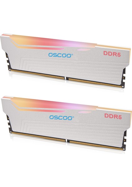 White Radiantx R500 RGB 32GB (2X16) 6000MHZ CL46 DDR5 Ram indirimleri